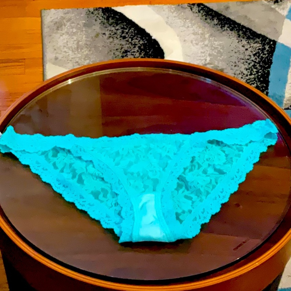 Hanky-panky women’s light aqua panties size large large
